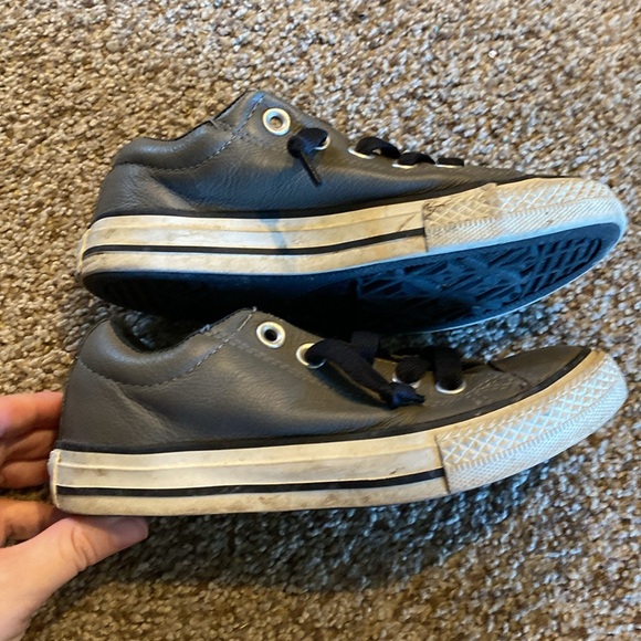 Converse All Star Kids Sneakers Grey Size 13 - Picture 4 of 10